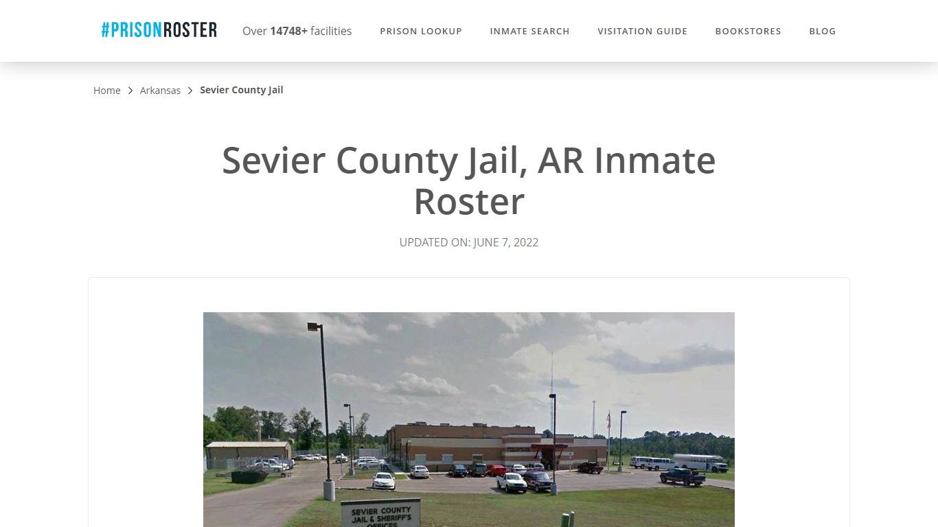 Sevier County Jail, AR Inmate Roster - Inmate Locator